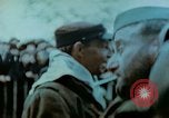 Image of liberated French and Senegalese soldiers Paris France, 1945, second 23 stock footage video 65675020416
