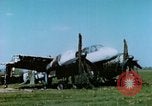 Image of Camouflaged wrecked German Heinkel He-111 airplanes Germany, 1945, second 47 stock footage video 65675020427
