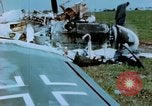 Image of Camouflaged wrecked German Heinkel He-111 airplanes Germany, 1945, second 61 stock footage video 65675020427