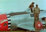 Image of Crash-landed USAAF P-47 Thunderbolt Germany, 1945, second 8 stock footage video 65675020429