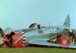 Image of Crash-landed USAAF P-47 Thunderbolt Germany, 1945, second 15 stock footage video 65675020429