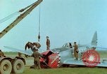 Image of Crash-landed USAAF P-47 Thunderbolt Germany, 1945, second 20 stock footage video 65675020429