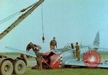 Image of Crash-landed USAAF P-47 Thunderbolt Germany, 1945, second 22 stock footage video 65675020429
