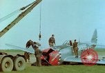 Image of Crash-landed USAAF P-47 Thunderbolt Germany, 1945, second 23 stock footage video 65675020429