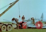 Image of Crash-landed USAAF P-47 Thunderbolt Germany, 1945, second 25 stock footage video 65675020429