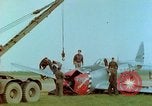 Image of Crash-landed USAAF P-47 Thunderbolt Germany, 1945, second 26 stock footage video 65675020429