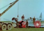 Image of Crash-landed USAAF P-47 Thunderbolt Germany, 1945, second 27 stock footage video 65675020429