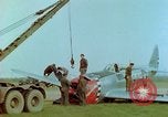 Image of Crash-landed USAAF P-47 Thunderbolt Germany, 1945, second 29 stock footage video 65675020429