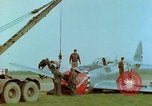 Image of Crash-landed USAAF P-47 Thunderbolt Germany, 1945, second 30 stock footage video 65675020429