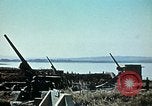 Image of Allied French soldiers man guns Tunis Tunisia Tunis Port, 1943, second 37 stock footage video 65675020446