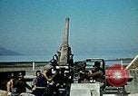 Image of Allied French soldiers man guns Tunis Tunisia Tunis Port, 1943, second 57 stock footage video 65675020446