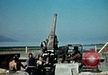 Image of Allied French soldiers man guns Tunis Tunisia Tunis Port, 1943, second 59 stock footage video 65675020446