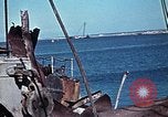Image of bomb damaged Tunis harbor WW2 Tunis Tunisia Tunis Port, 1943, second 38 stock footage video 65675020449