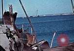Image of bomb damaged Tunis harbor WW2 Tunis Tunisia Tunis Port, 1943, second 39 stock footage video 65675020449