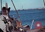 Image of bomb damaged Tunis harbor WW2 Tunis Tunisia Tunis Port, 1943, second 40 stock footage video 65675020449