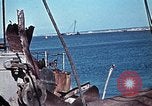 Image of bomb damaged Tunis harbor WW2 Tunis Tunisia Tunis Port, 1943, second 42 stock footage video 65675020449