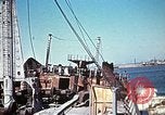 Image of bomb damaged Tunis harbor WW2 Tunis Tunisia Tunis Port, 1943, second 46 stock footage video 65675020449