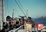 Image of bomb damaged Tunis harbor WW2 Tunis Tunisia Tunis Port, 1943, second 53 stock footage video 65675020449