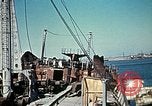 Image of bomb damaged Tunis harbor WW2 Tunis Tunisia Tunis Port, 1943, second 54 stock footage video 65675020449