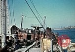 Image of bomb damaged Tunis harbor WW2 Tunis Tunisia Tunis Port, 1943, second 55 stock footage video 65675020449