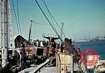 Image of bomb damaged Tunis harbor WW2 Tunis Tunisia Tunis Port, 1943, second 56 stock footage video 65675020449