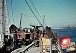 Image of bomb damaged Tunis harbor WW2 Tunis Tunisia Tunis Port, 1943, second 60 stock footage video 65675020449