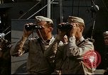 Image of Officers observe maneuvers from USS Elizabeth C. Stanton, AP-69 United States USA, 1942, second 6 stock footage video 65675020465