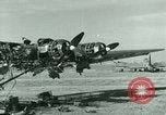 Standbild Wrack deutsche Me-323 Verkehr Flugzeug in El Aouina Flugplatz Tunis Tunesien, 1943, aus Sekunde 6 historischem Filmmaterial Videoclip 65675020479