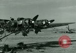 Standbild Wrack deutsche Me-323 Verkehr Flugzeug in El Aouina Flugplatz Tunis Tunesien, 1943, aus Sekunde 9 historischem Filmmaterial Videoclip 65675020479