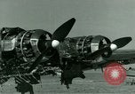 Standbild Wrack deutsche Me-323 Verkehr Flugzeug in El Aouina Flugplatz Tunis Tunesien, 1943, aus Sekunde 32 historischem Filmmaterial Videoclip 65675020479