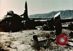 Image of Crash-landed B-17F Flying Fortress airplane El Paso Texas United States USA, 1943, second 25 stock footage video 65675020483
