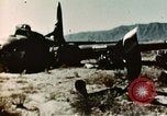 Image of Crash-landed B-17F Flying Fortress airplane El Paso Texas United States USA, 1943, second 28 stock footage video 65675020483