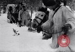Image of German ski troops in World War 2 Finland, 1943, second 34 stock footage video 65675020588