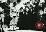 Standbild Deutsche offiziere Besuchen Sie Kloster auf dem Berg Athos Griechenland, 1944, aus Sekunde 27 historischem Filmmaterial Videoclip 65675020617