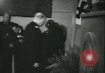 Image of Vidkun Quisling appointed minister-president at Akershus castle Oslo Norway, 1942, second 25 stock footage video 65675020624