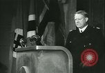 Image of Vidkun Quisling appointed minister-president at Akershus castle Oslo Norway, 1942, second 29 stock footage video 65675020624
