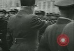 Image of Vidkun Quisling appointed minister-president at Akershus castle Oslo Norway, 1942, second 54 stock footage video 65675020624
