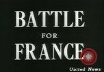 Standbild Schlacht von Caen Caen Normandie Frankreich, 1944, aus Sekunde 30 historischem Filmmaterial Videoclip 65675020669