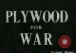 Image of plywood uses in World War 2 United States USA, 1944, second 1 stock footage video 65675020670