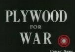 Image of plywood uses in World War 2 United States USA, 1944, second 4 stock footage video 65675020670