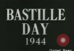 Image of Bastille Day during WW2 Cherbourg Normandy France, 1944, second 4 stock footage video 65675020671