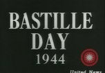 Image of Bastille Day during WW2 Cherbourg Normandy France, 1944, second 5 stock footage video 65675020671