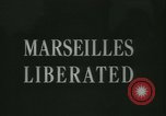 Image Libération de Marseille Marseille France, 1944, de la seconde 1 séquences d'archives historiques vidéo 65675020674