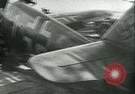 Image of German and British fighter planes in aerial combat France, 1941, second 4 stock footage video 65675020692