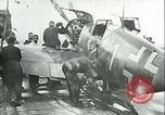 Image of German and British fighter planes in aerial combat France, 1941, second 7 stock footage video 65675020692