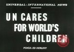 Image of United Nations welfare activities New York United States USA, 1953, second 3 stock footage video 65675020694