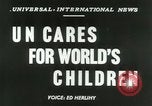 Image of United Nations welfare activities New York United States USA, 1953, second 4 stock footage video 65675020694