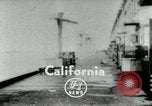 Image of Sea gull with embedded arrow Los Angeles California USA, 1953, second 1 stock footage video 65675020697