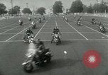 Standbild Motorrad Polizisten Los Angeles California USA, 1953, aus Sekunde 7 historischem Filmmaterial Videoclip 65675020700
