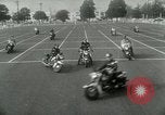 Standbild Motorrad Polizisten Los Angeles California USA, 1953, aus Sekunde 11 historischem Filmmaterial Videoclip 65675020700